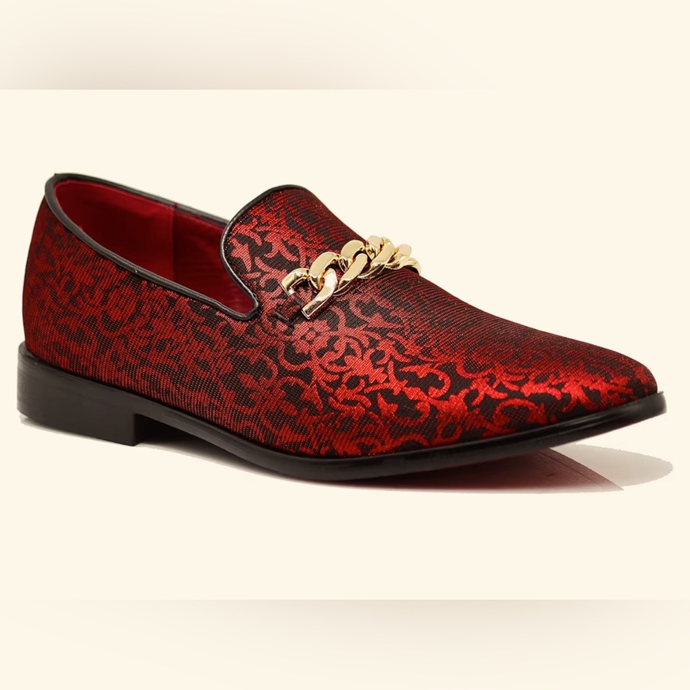 Enzo Romeo Vintage Satin Dress Shoes 10.5